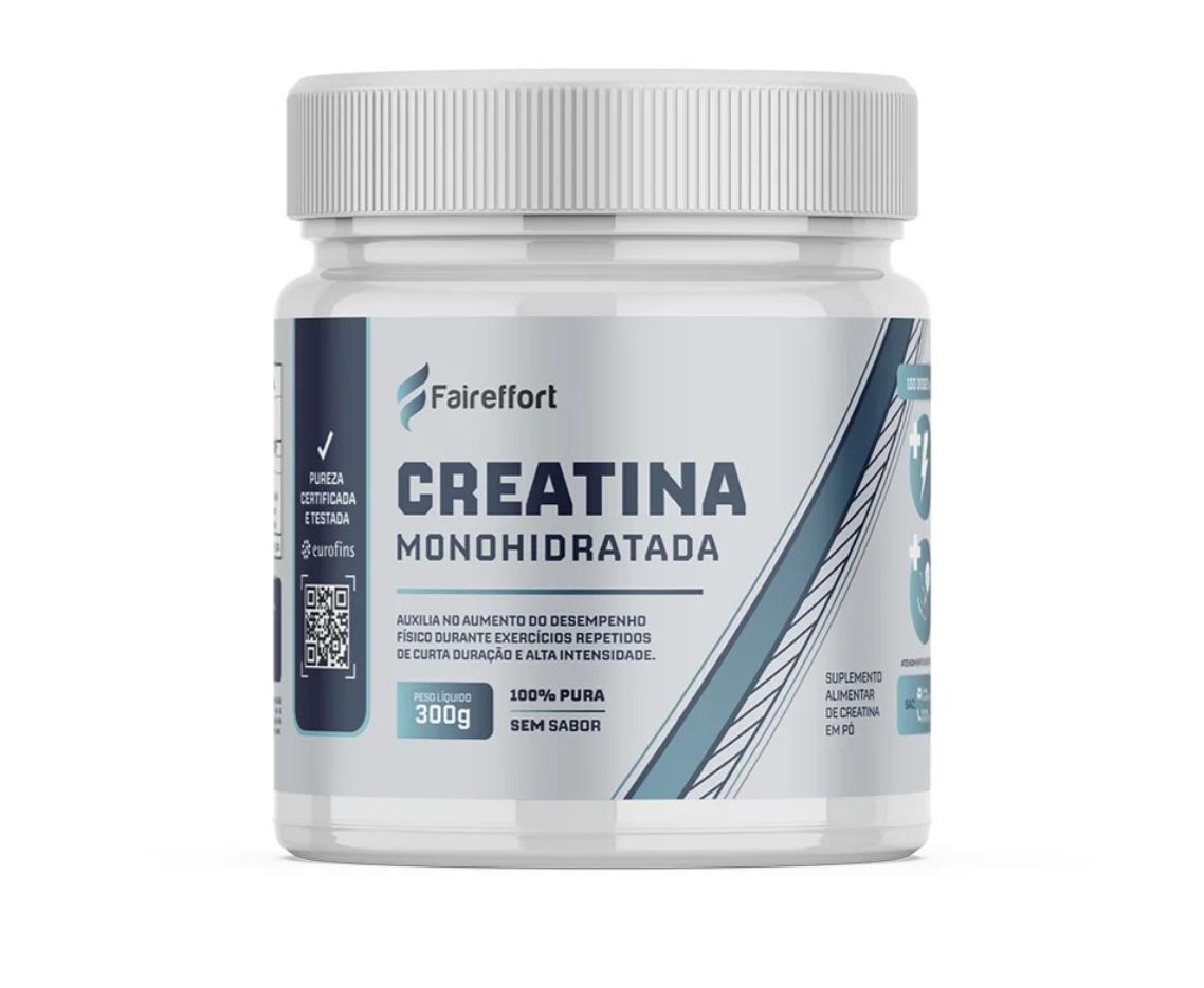 Faireffort - Creatina Premium 100% Pura 300g - Com Laudo